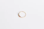 Anello Kaleidos in oro giallo 18kt con cinque gemme colorate mobili, Monica Candido Gioielli Milano miniatura 6