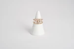 Anello Mille e una Notte in oro giallo 18kt con costellazione di diamanti multi-taglio, Monica Candido Gioielli Milano miniatura 1