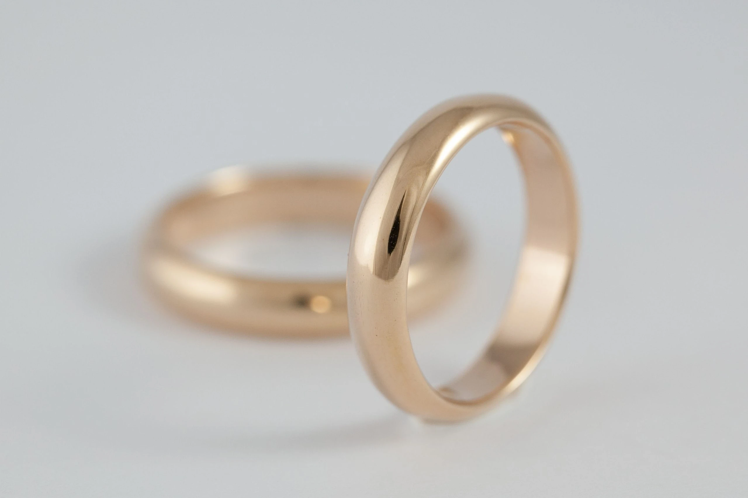 Fedi nuziali classiche artigianali in oro 18kt, Monica Candido Gioielli Milano - 7