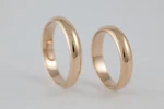 Fedi nuziali classiche artigianali in oro 18kt, Monica Candido Gioielli Milano miniatura 8