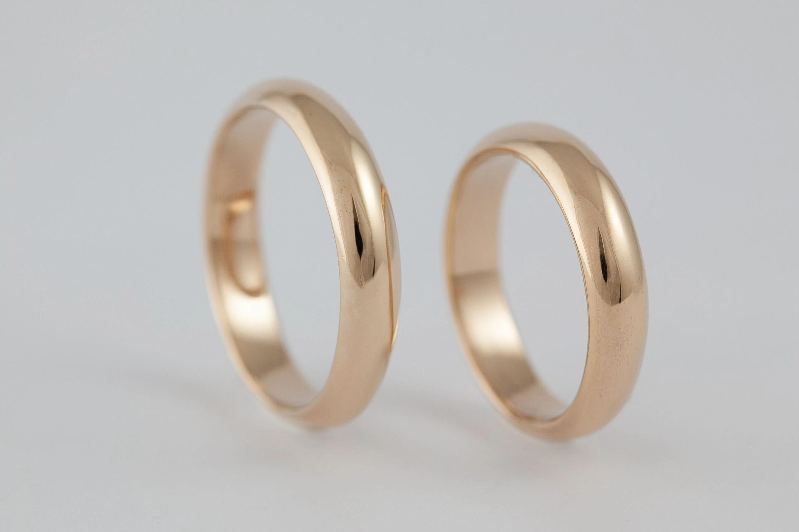 Fedi nuziali classiche artigianali in oro 18kt, Monica Candido Gioielli Milano - 8