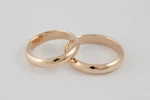 Fedi nuziali classiche artigianali in oro 18kt, Monica Candido Gioielli Milano miniatura 9