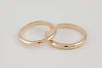 Fedi nuziali francesine artigianali in oro 18kt, Monica Candido Gioielli Milano miniatura 5