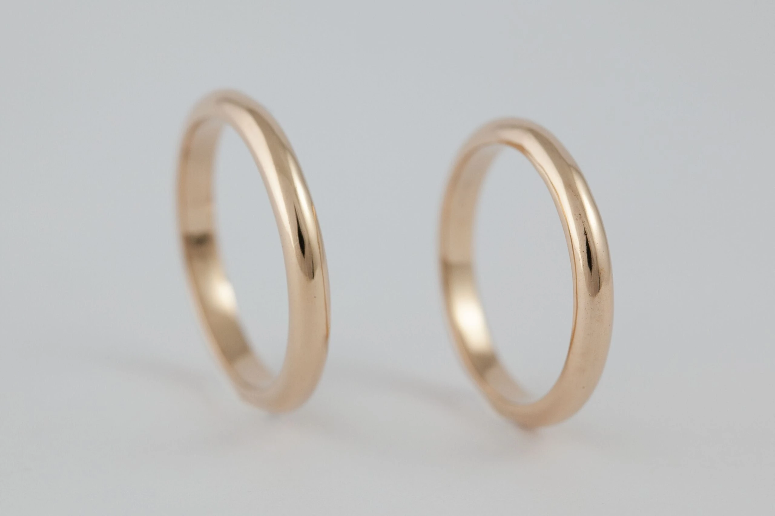 Fedi nuziali francesine artigianali in oro 18kt, Monica Candido Gioielli Milano - 6