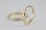 Fedi nuziali francesine artigianali in oro 18kt, Monica Candido Gioielli Milano miniatura 7