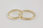 Fedi nuziali francesine artigianali in oro 18kt, Monica Candido Gioielli Milano miniatura 8