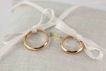 Fedi nuziali sfaccettate artigianali in oro 18kt con superficie multisfaccettata, Monica Candido Gioielli Milano miniatura 10