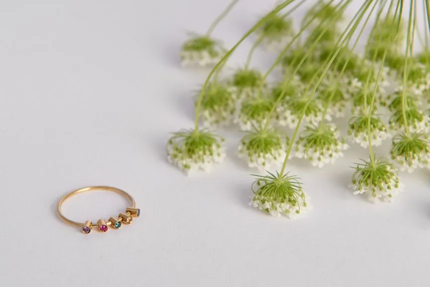 Anello Kaleidos in oro giallo 18kt