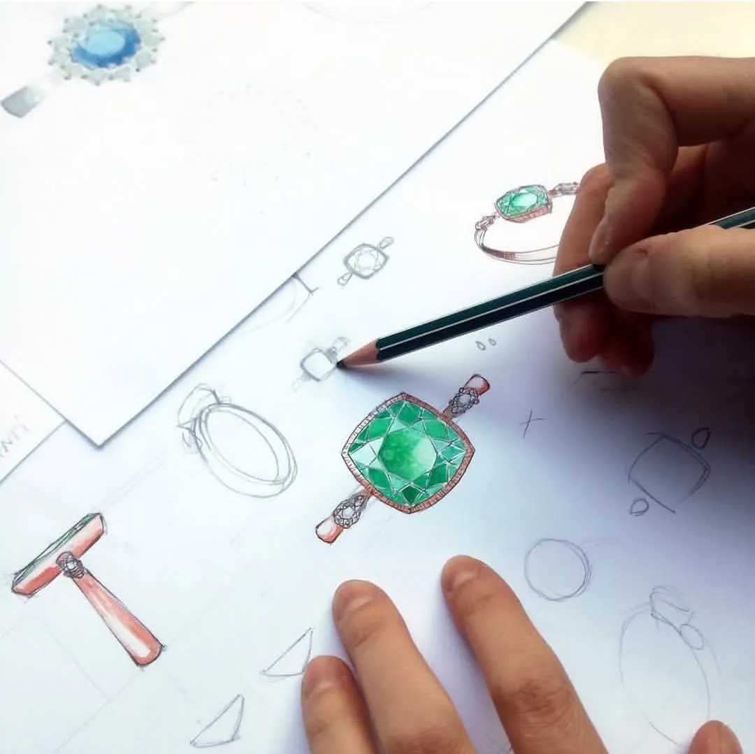 Bozzetto di progettazione gioiello