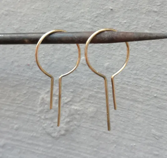 Orecchini serratura in oro giallo 18kt